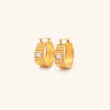 Dely Gold Hoop Earrings