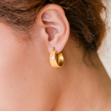Dely Gold Hoop Earrings