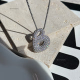 Aven Initial Diamond Necklace