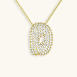 Aven Initial Diamond Necklace