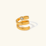 Davina Gold Snake Ring