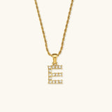 Elaria Letter Initial Diamond Necklace