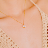 Kyla Gold Solitaire Necklace