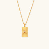 Nara Li Plate Gold Necklace