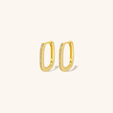 Naiya Oval Hoop Earrings