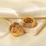 Alira Diamond Gold Ring