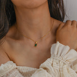 Edelira Green Necklace