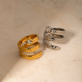Seralya Gold Serpent Ring