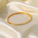 Avel Gold Diamond Bangle