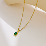 Edelira Green Necklace