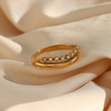 Yani Diamond Gold Ring