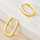Naiya Oval Hoop Earrings