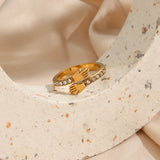 Olivine Gold Ring