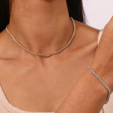 Noreli Diamond Tennis Necklace