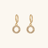 Velora Initial Letter Earrings