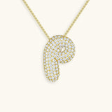 Aven Initial Diamond Necklace