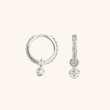 Julinae Reversible Diamond Hoops
