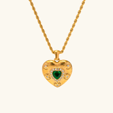 Roselle Gold Heart Necklace