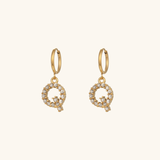 Velora Initial Letter Earrings