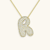 Aven Initial Diamond Necklace