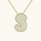 Aven Initial Diamond Necklace