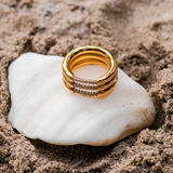 Alira Diamond Gold Ring