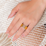 Alira Diamond Gold Ring