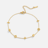 Charlie Stainless Gold Anklet