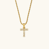 Elaria Letter Initial Diamond Necklace