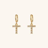 Velora Initial Letter Earrings