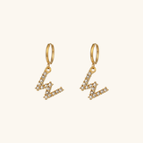 Velora Initial Letter Earrings