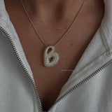 Aven Initial Diamond Necklace