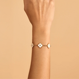 Clover Custom Name Bracelet