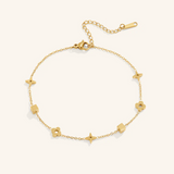 Charlie Stainless Gold Anklet