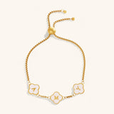 Clover Custom Name Bracelet