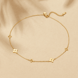 Torini Petal Necklace Gold