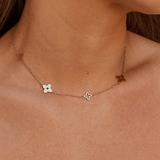 Torini Petal Necklace Gold